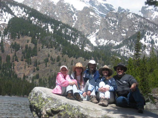 Family at Taggart Lake
