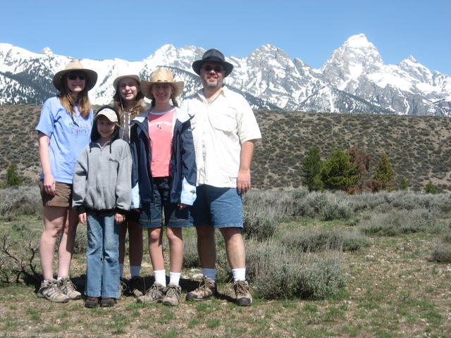 Family at Grand Tetons