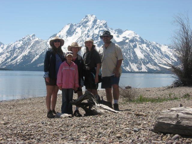 Family at Colbert Bay