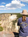 Karen at Grand Canyon of Yellowstone