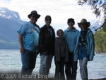 Family at Lake McDonald