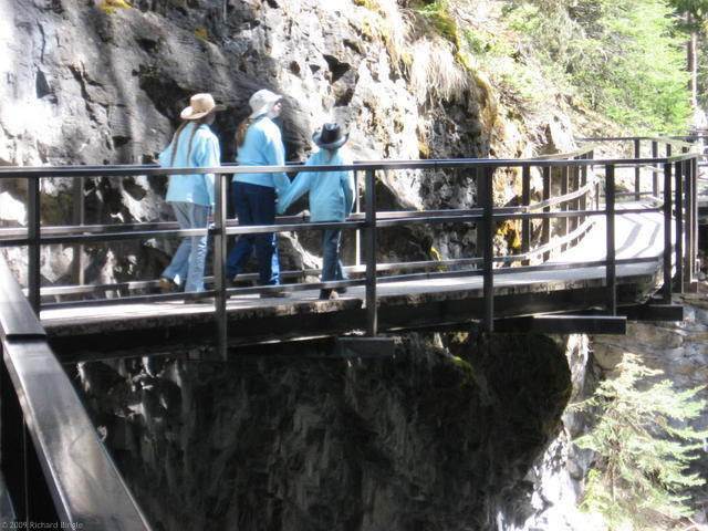 Catwalks at Johnston Canyon