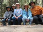 Family at Johnston Canyon