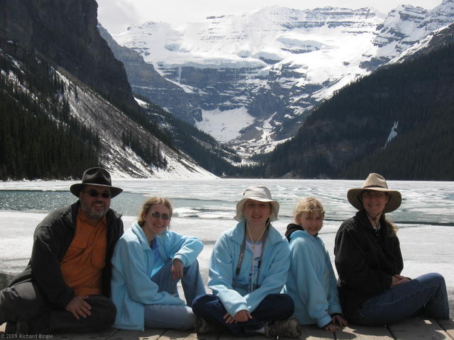 Family at Lake Louise