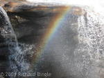 Rainbow in Athabasca Falls
