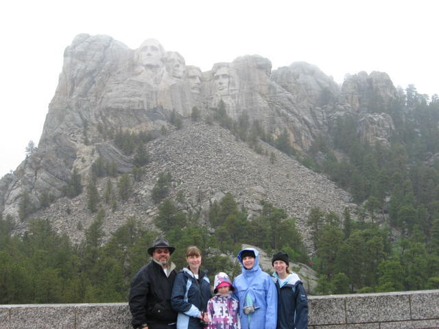 Family at Mt. Rushmore