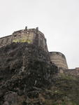 Edinburgh Castle, cliffside