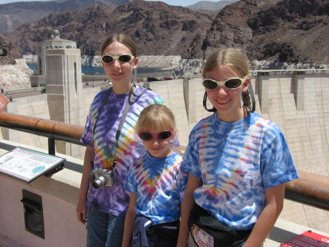 Girls at Hoover Dam